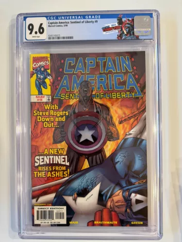 Captain America: Sentinel of Liberty 9 CGC 9.6 1st Full App Sam Wilson As Cap
