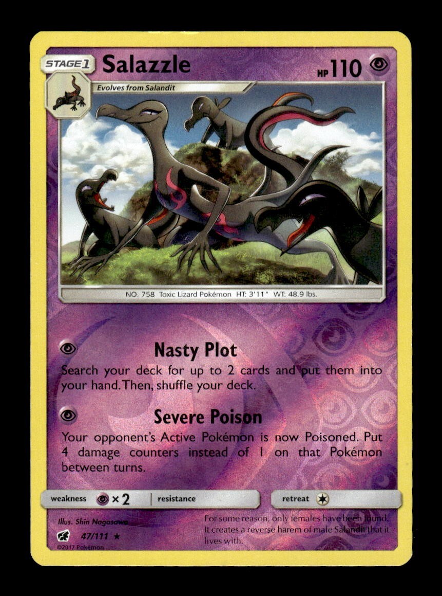 Pokemon Crimson Invasion Salazzle 47/111 Reverse Holo | eBay