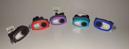 1-Ozark Led Trail Mini Headlamp Red Blue Purple Turqoise Black