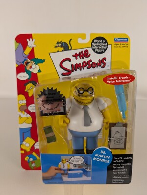 Die Simpsons Figur Playmates Dr. Marvin Monroe Series 10 Vintage 2002 US Neu