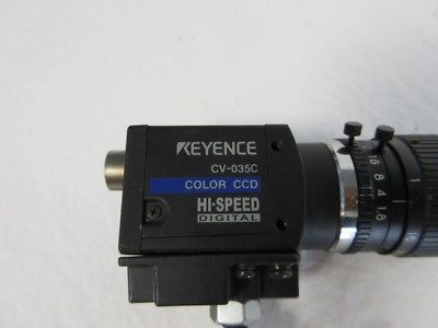 KEYENCE CV-035C USED HI-SPEED DIGITAL COLOR CCD CAMERA KEYENCE CV-035C USED HI-SPEED DIGITAL COLOR CCD CAMERA