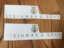 Steinway Decal Sticker 2 sheets Approx. 25cm