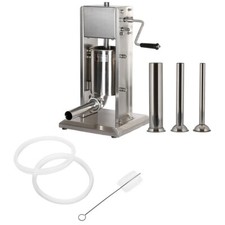 Wurstfüllmaschine 3L Wurstpresse Edelstahl Wurstfüller Wurstspritze Presse 🌭 ⭕⭕