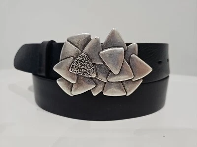 ♥ umjuBELT " Bird Corner" silber Gürtelschnalle Schließe Buckle 5 x 9 cm