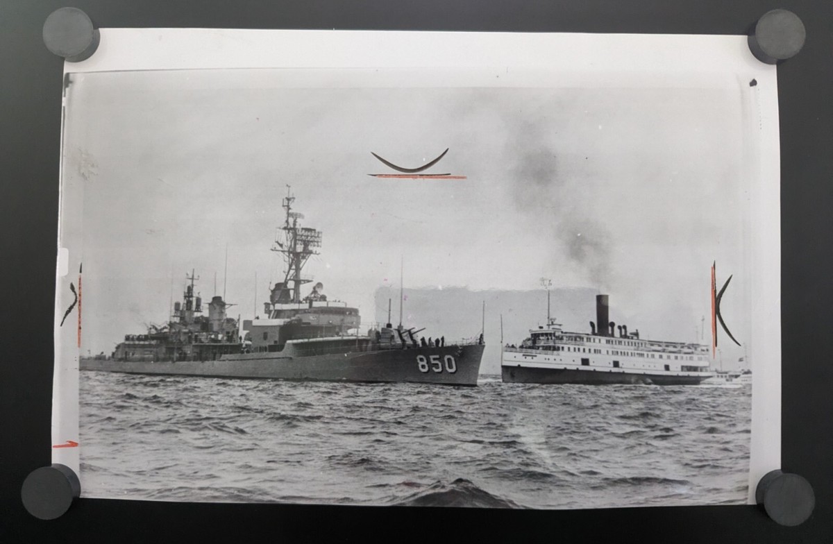 1962 Destroyer Jospeh P. Kennedy Jr America's Cup Race Press
