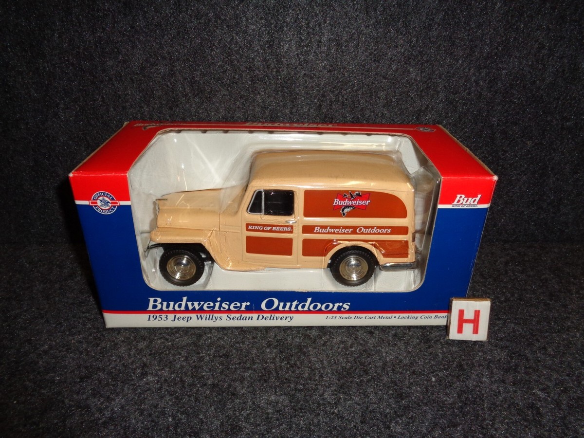 SpecCast 1953 Willys Jeep Panel BUDWEISER BEER 4 X 4 Truck 1:25