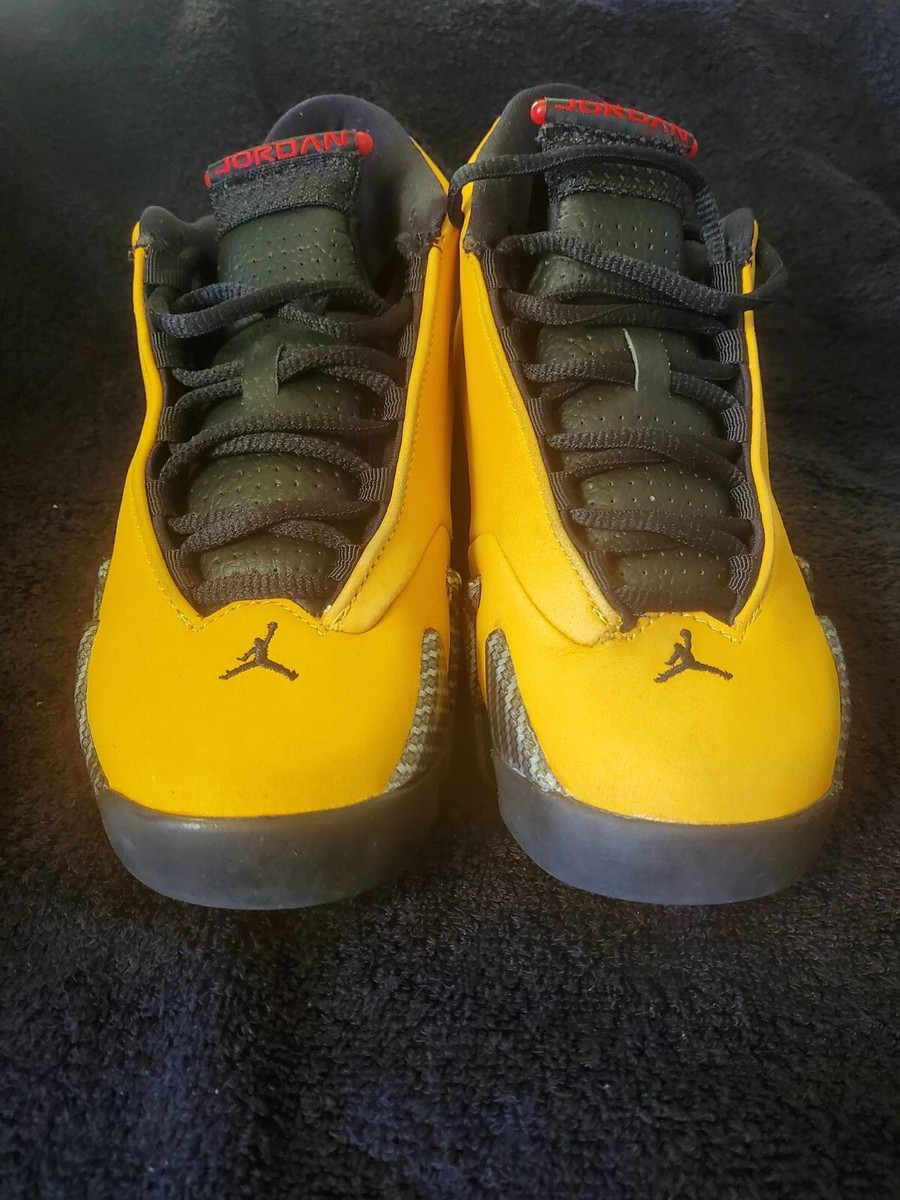 air jordan 14 black and gold