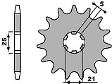 Pignon avant résistant pour éliminer les bruits de chaîne Yamaha XS 400