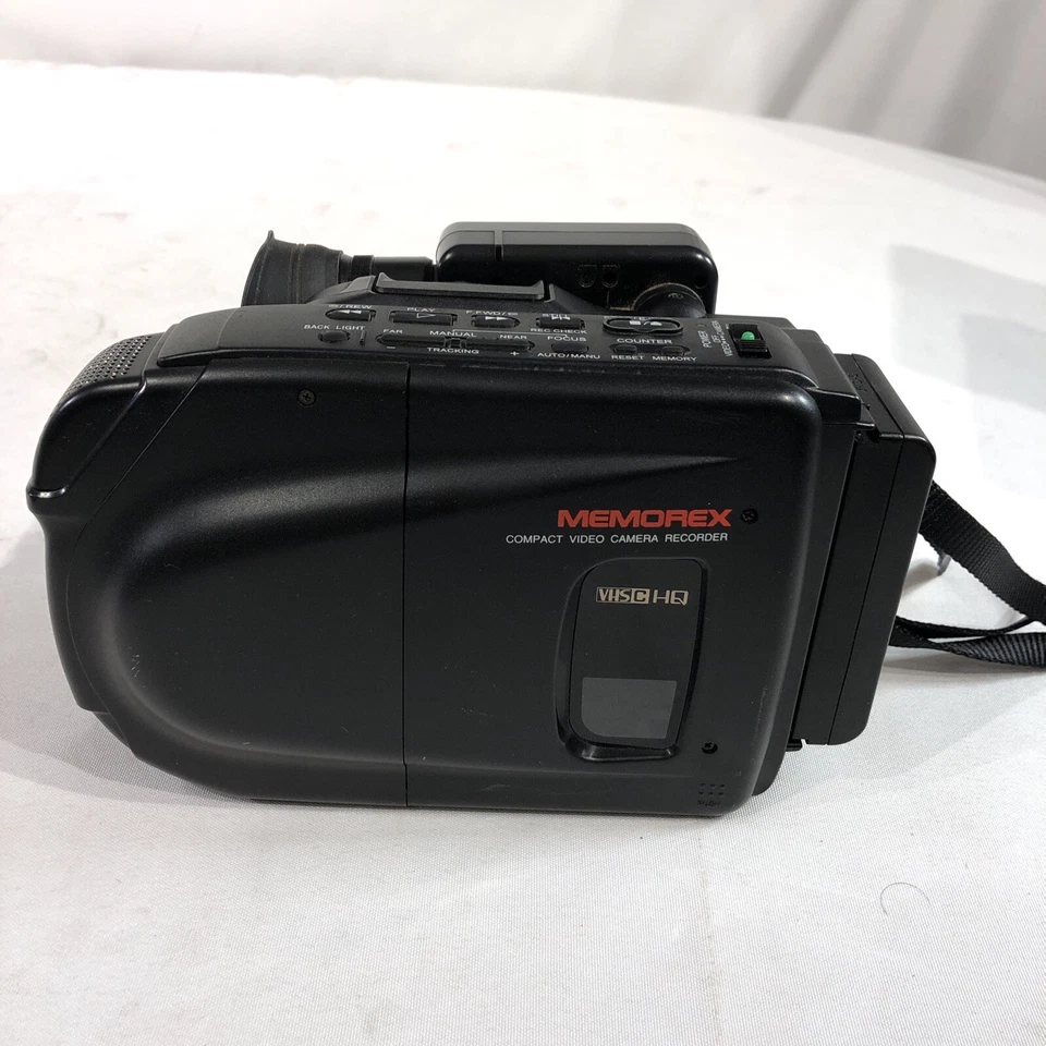 Cámara de video compacta grabadora Memorex CRD0050 VHS C HQ Foto 3 de 4