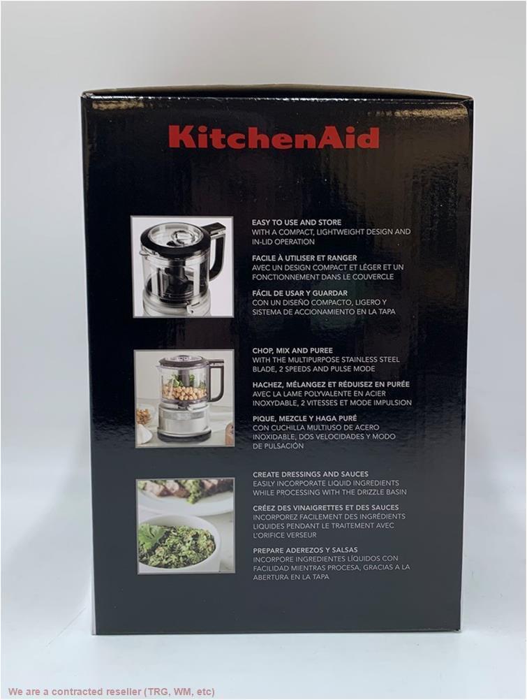 KitchenAid 3.5 Cup Mini Food Processor KFC3516 Light Silver