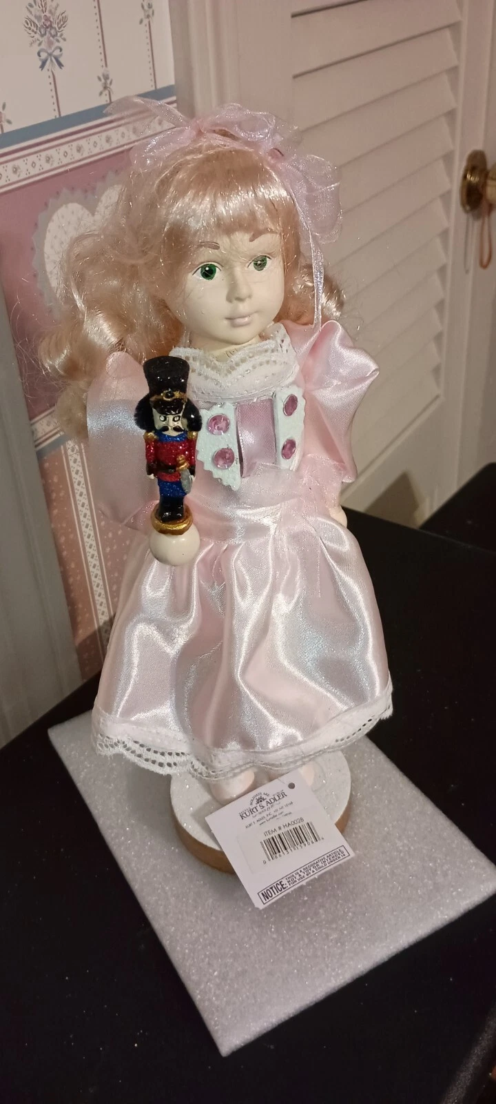 KURT ADLER- 12" H-HOLLYWOOD-NUTCRACKER BALLET-CLARA NUTCRACKER-NEW-2019