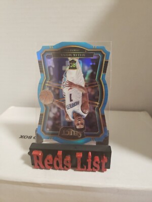 2017 Select Level Light Blu Die-Cut Rookie 52/185 Malik Monk