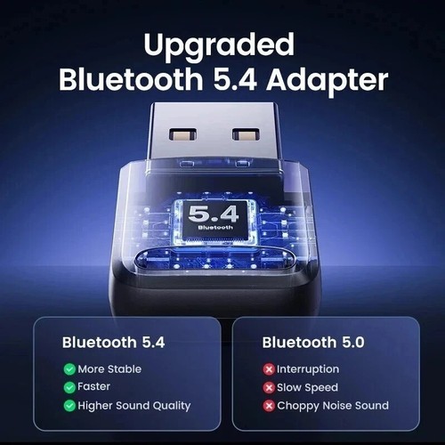 Bluetooth 5.3 Wireless Audio Data Transmitter Receiver USB PC Dongle Adapter - Picture 5 of 11
