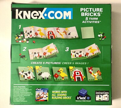 K'nex Picture Bricks. 5 Farm Activities. Brand New | eBay