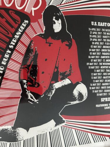 The Black Angels - Plakat z trasy koncertowej The Death March - Wiosna 2017 - Podpisany - Numerowany - Zdjęcie 3 z 8