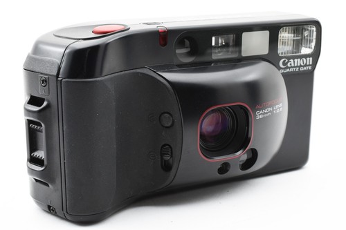 【NUOVO DI ZECCA】 Canon Autoboy 3 data al quarzo fotocamera punta e scatta pellicola dal Giappone - Foto 3 di 11