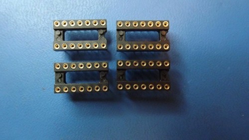 (4PCS) 110-93-314-41-001000 CONN IC DIP SOCKET 14POS GOLD - Bild 1 von 1