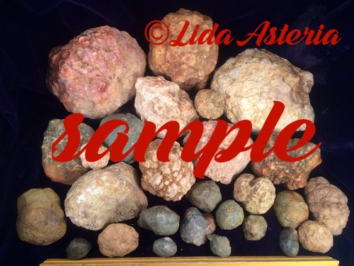 Unopened Geodes Mixed Variety Large Box Natural Quartz Kentucky Crystal 18-20Lbs - Picture 4 of 10