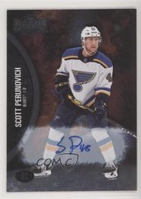 2021 Skybox Metal Universe Rookies Silver /399 Level 1 Scott Perunovich Auto 8tn
