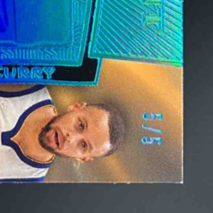 2023 Leaf Magnificence Lionel Messi & Stephen Curry Dual Auto Platinum 5/5 MD-14 view 6