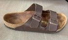 Birkenstock Mens Arizona Brown Leather Adjustable Slide Sandals Size US 11 EU 44 — photo 4