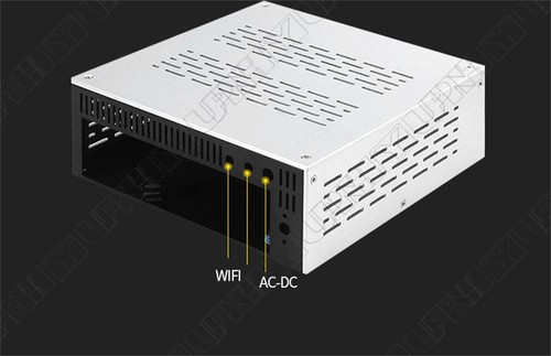 Computer Case Chassis For MINI-ITX AC-DC HTPC Computer Box Desktop PC Enclosure - 第 7/9 張圖片