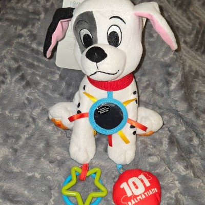 Disney Baby 101 Dalmatians Patch Dog Infant Toy Crinkle Rattle 8  NEW [2014]