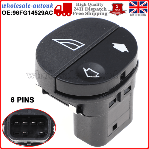 Interruptor de control de ventana eléctrica para Transit Fiesta Fusion Tourneo Connect Puma Ka - Imagen 1 de 9