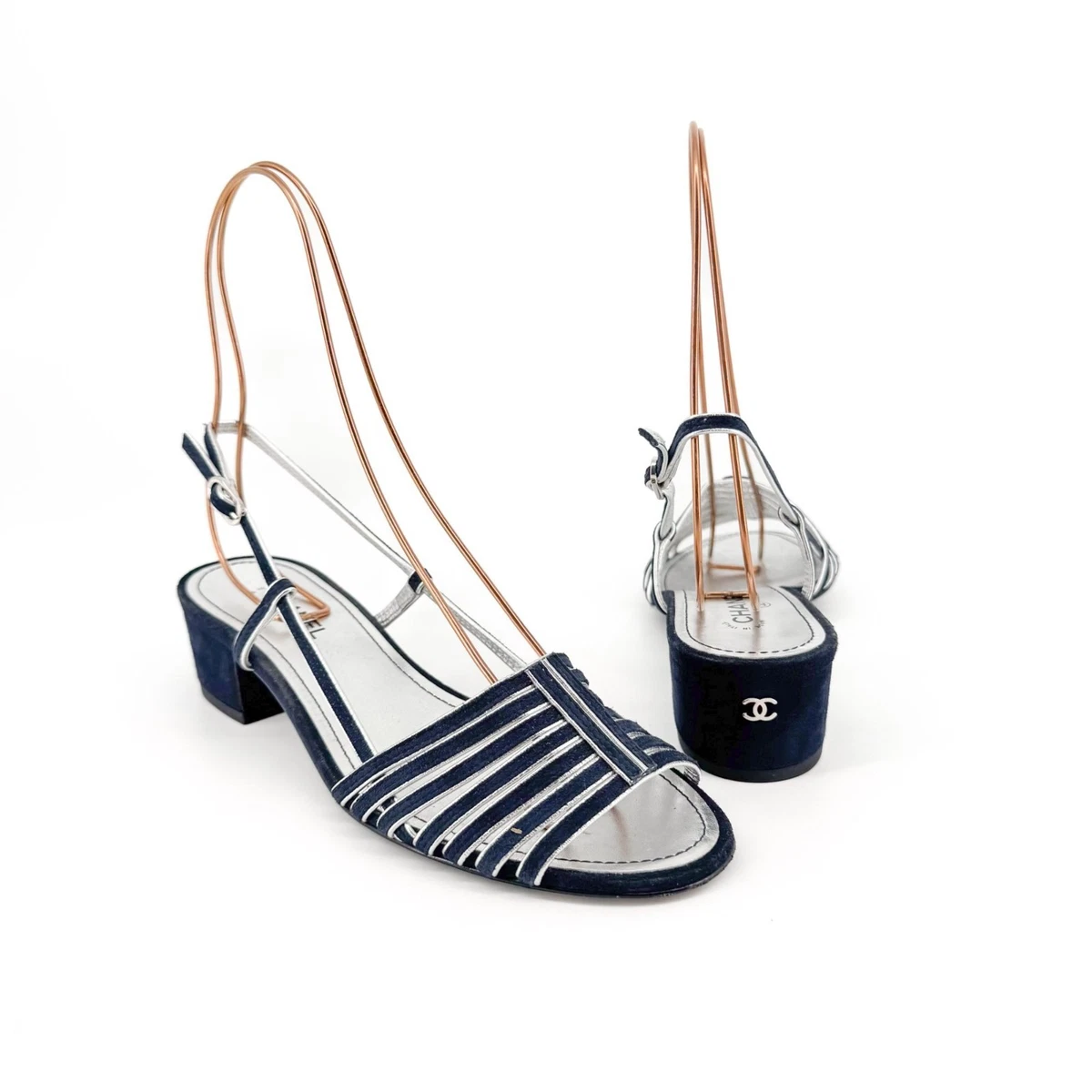CHANEL Blue Sandals for Women for sale | eBay
