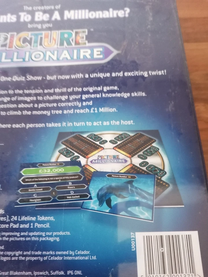 PICTURE MILLIONAIRE FAMILY BOARD GAME New And Sealed - Image 4 of 4