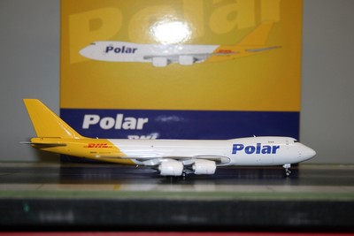 Phoenix 1:400 Polar Air Cargo Boeing 747-8F N855GT (04464) 'DHL' Model Plane
