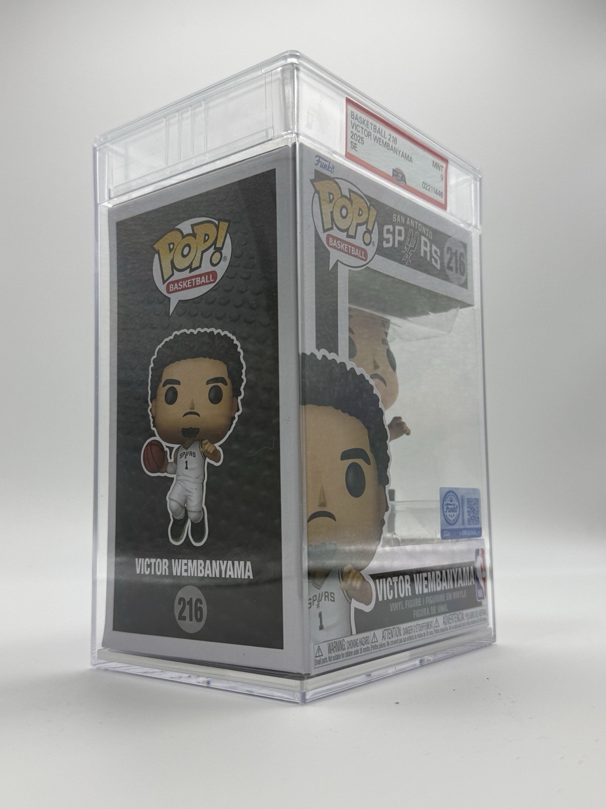 Funko Pop! Victor Wembanyama #216 NBA Basketball Vinyl Figure | PSA Graded 9 view 8