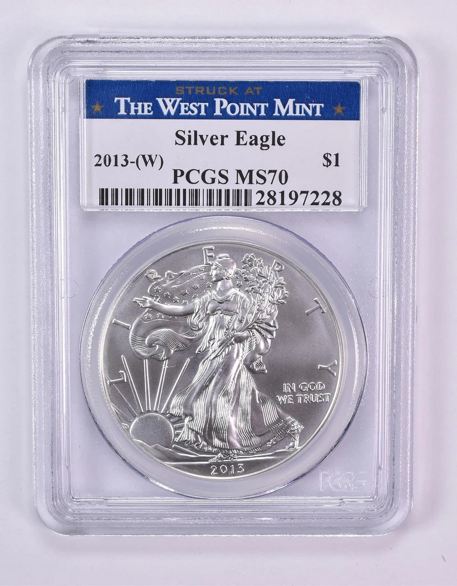 American Eagle MS 70 Graded 2013 Silver Bullion Coins for sale | eBay