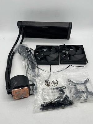 NZXT Kraken 240 RGB AIO Liquid CPU Cooler 240mm LCD Display 1.54in Black (2)