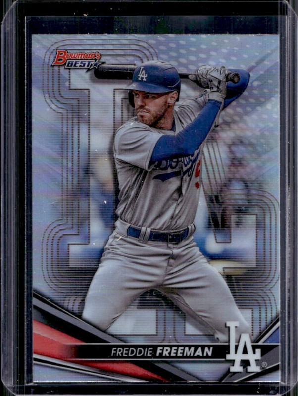 2022 Bowman's Best Freddie Freeman Refractor #37 Dodgers