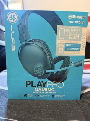 JLab Play Pro Gaming Wireless Headset, 60+ Hour Bluetooth 5 Playtime Boom Mic
