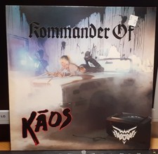 US Power Metal LP by WOW Kommander Of Kaos 1986 ZEBRA UK Press M-  Plasmatics