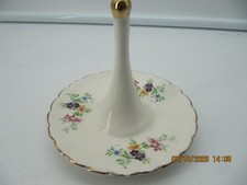 Vintage Floral Victorian style Porcelain ring...