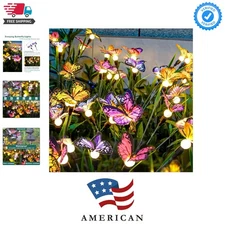 Solar Garden Lights - Swaying Butterfly Light, Swaying in The Wind, Solar Out...