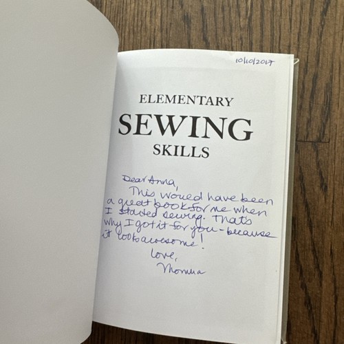 Elementary Sewing Skills - Flexibound By Merchant & Mills - Used - Foto 4 di 7