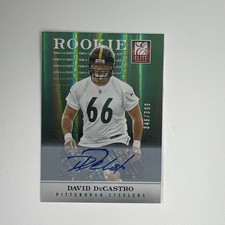 2012 Panini Elite David DeCastro Rookie Auto #112/399 Steelers