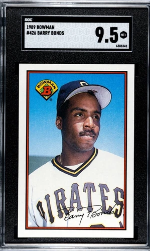1989 Bowman - Barry Bonds #426 SGC 9.5, Beautiful Card! Pop Count 8!