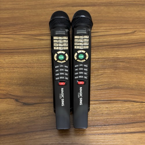Magic Sing ET23KH Karaoke Wireless Microphone Mic (LotOf2)