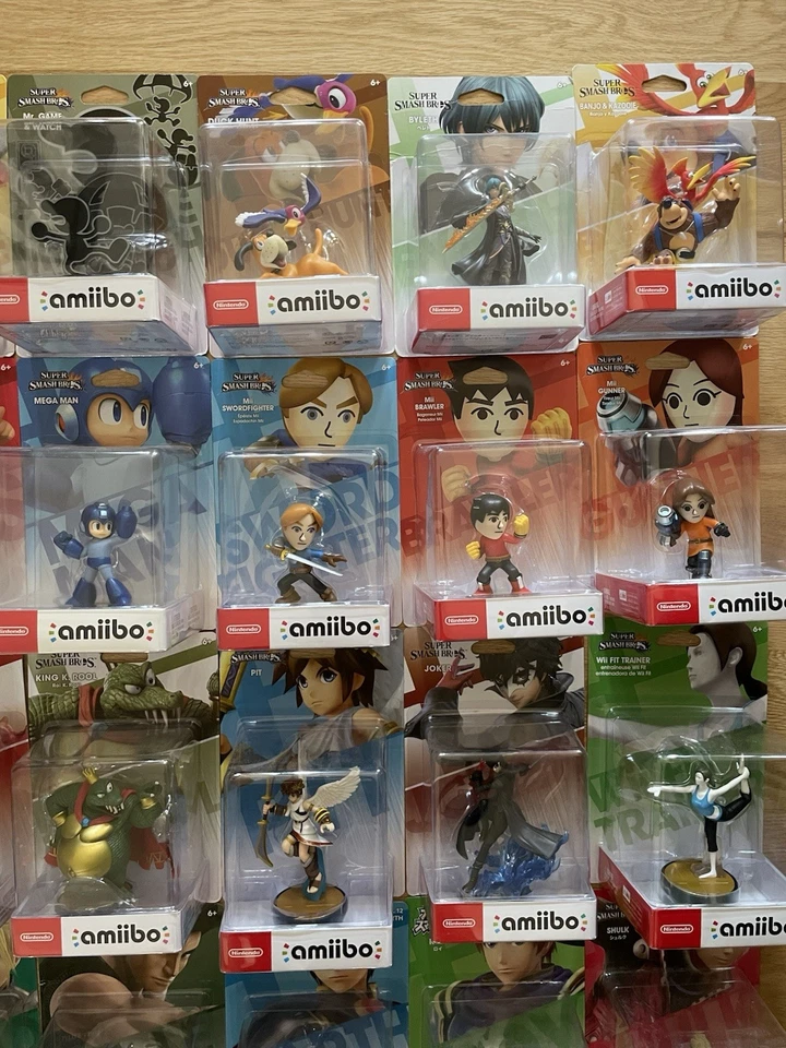 Lote enorme Super Smash Brothers Amiibo Series Nintendo Switch Smash Bros (29) - Imagem 4 de 4