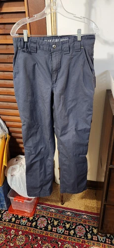 NEW Duluth Trading Co. Men’s Grey Flex Fire Hose Carpenter Pants 32x32-NWOT - Afbeelding 1 van 12