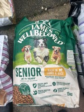 James Wellbeloved Senior Lamb & Rice Hypoallergenic Gluten Free Dog Food 15kg