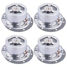 4pcs Trailer Hub Cap Replaces Stemco 340-4370 3404370 Meritor 31427-00 Aluminum