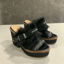 Ugg Fluff Punk Heel Sandals Size Uk 5 New Without Box