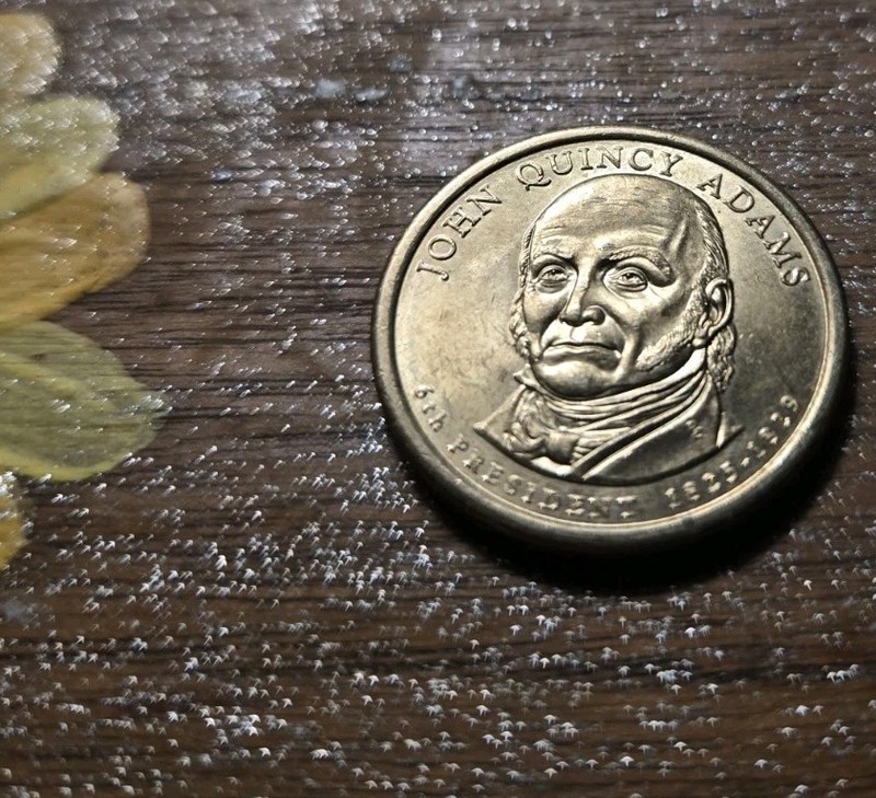 2007 -P $1 Presidential Dollar Coin John Quincy Adams Statue of Liberty Reverse