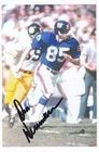 DON HERRMANN Signed 4X6 Photo NFL Football NEW YORK GIANTS Autograph